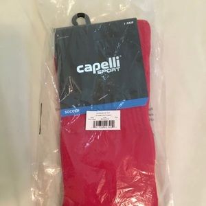 Brand New Red Soccer Socks